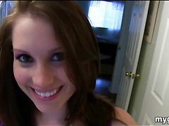 Vicious teen bitches squeeze one throbbing cock dry