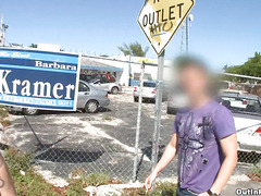 Teen guy needs to be seduced to get a dick in his young body for the money.