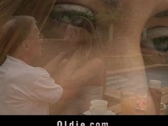 Oldman has to get energized for the morning so his beautiful sexy playgirl takes mindfulness that guy is evermore strong. So, the main course for the older is hers youthful and wet cunt ready to be licked. Next is her horny booty who is unfathomable analfucked by the already strenghten old large dick