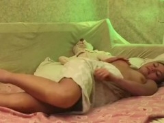 I like watching my GF in various poses. That Babe possesses wonderful and sexy wet a-hole, dripping wet bungling slit and gorgeous bungling milk sacks that I like licking, giving a kiss and fucking so much. I start tenderly touching the nude skin feeling it getting warmer and warmer below my hands. Melena quietly moans and implores me not to stop. In this real homemade porn I permeate my sexy girlfriend’s holes like avid making the one and the other of us quickly reach the explosive orgasm!
